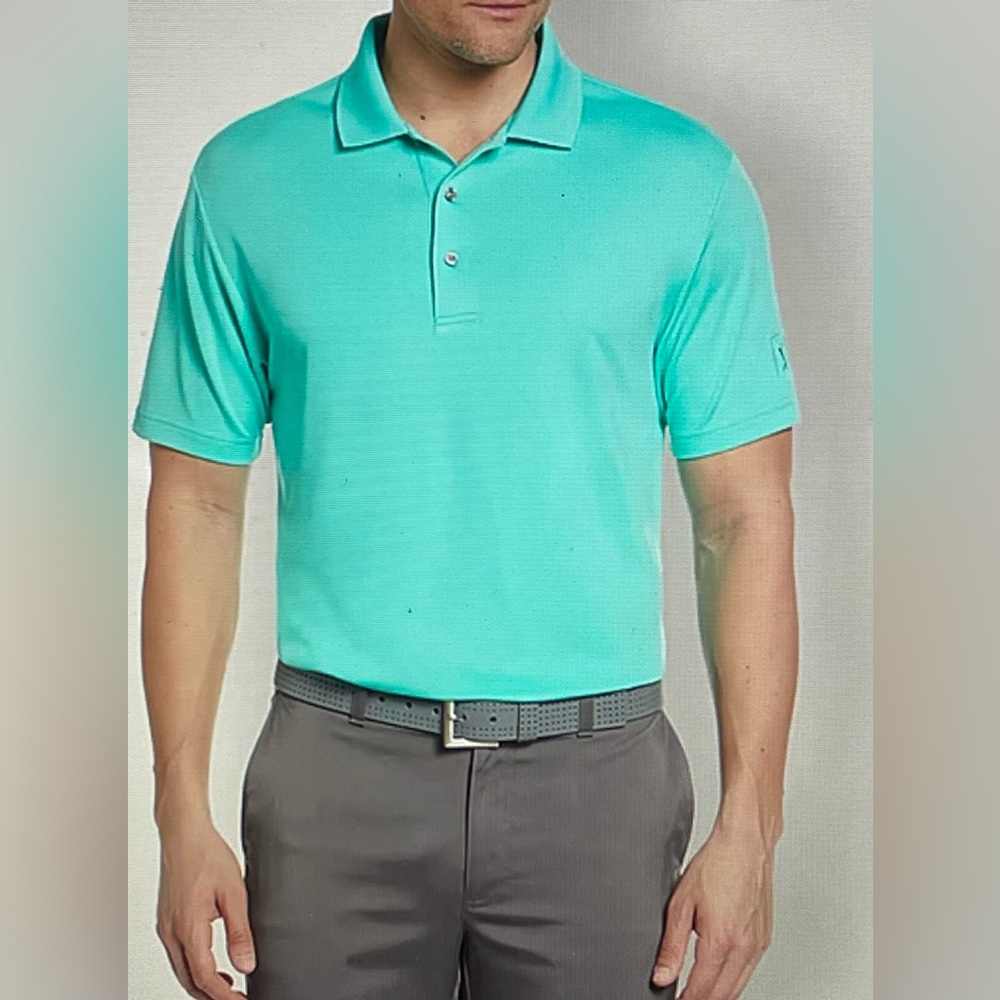 PGA Tour Men’s Short Sleeve Polo Shirt, Washed once, never worn. Size Large